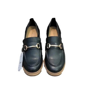 Time and Tru Women's Block Heel Loafers